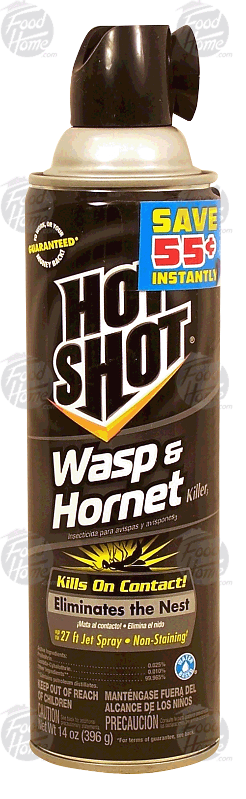 Hot Shot  wasp & hornet killer, 20 food jet spray, kills on contact and keeps killing up to 4 weeks Full-Size Picture